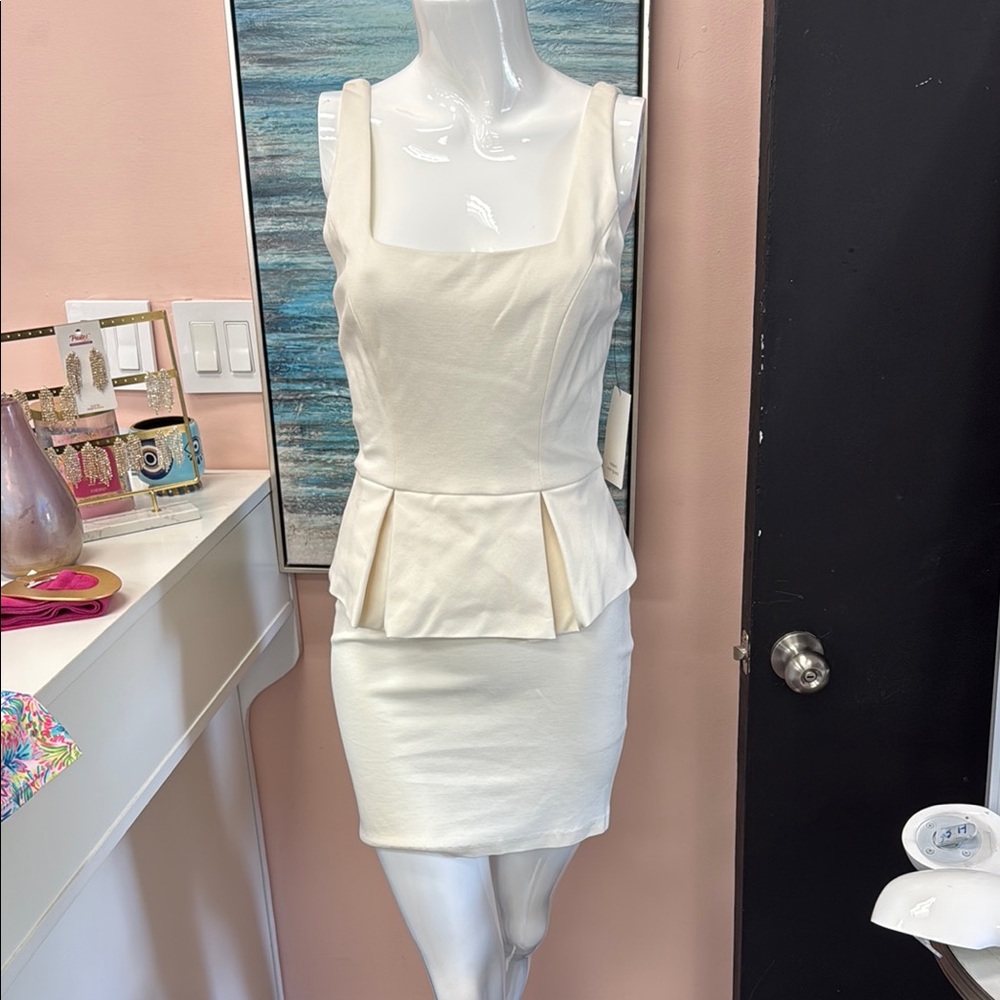Robert Rodriguez Ivory Mini Dress NWT